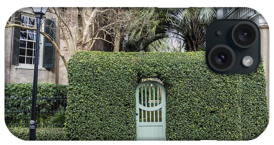Charleston iPhone Case featuring the photograph Charleston Door and Ivy by John McGraw