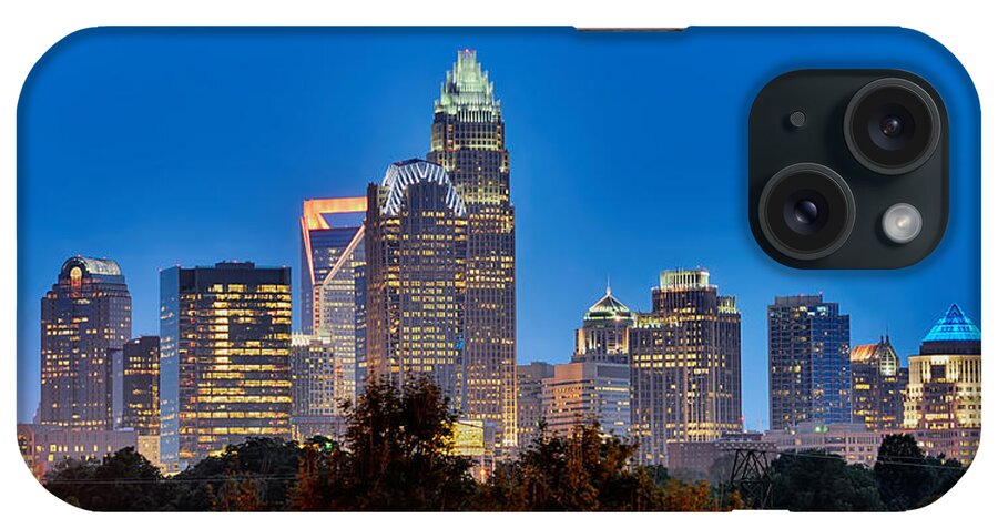 Charlotte iPhone Case featuring the photograph Charlotte View From Cordelia Park by Alex Grichenko