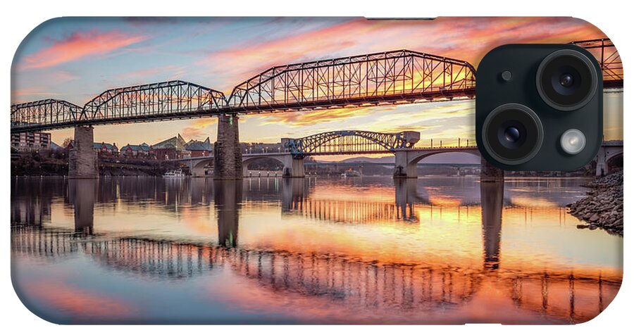 Chattanooga iPhone Case featuring the photograph Chattanooga Sunset 5 by Steven Llorca