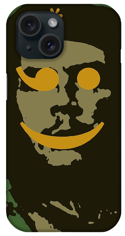 Che iPhone Case featuring the painting Che Guevara Emoticomunist 1 by Tony Rubino