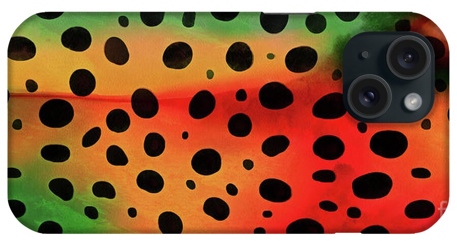 Mug iPhone Case featuring the painting Cheetah Animal Print 5 Mug by Edward Fielding