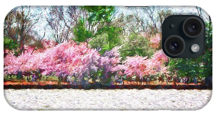 Cherry Blossom Day iPhone Case featuring the photograph Cherry Blossom Day by Reynaldo Williams