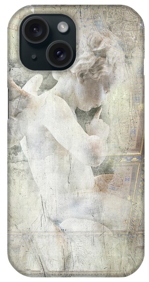 Child iPhone Case featuring the photograph Cherub Child Bethesda by Evie Carrier