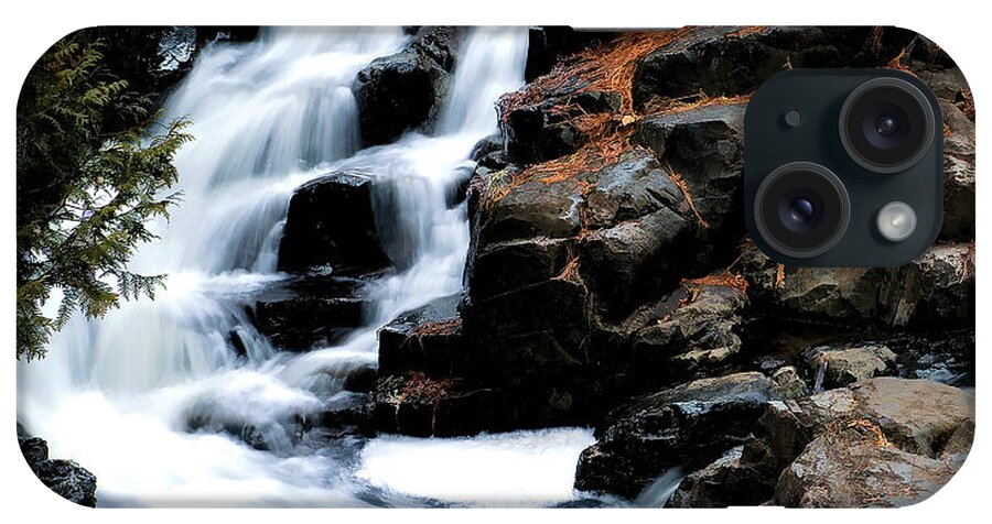 Creek iPhone Case featuring the photograph Chester Creek Falls by Bill Morgenstern