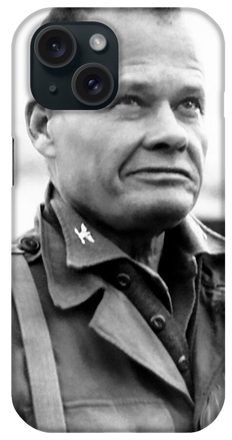 Chesty Puller iPhone Case featuring the photograph Chesty Puller in Chigyong by War Is Hell Store