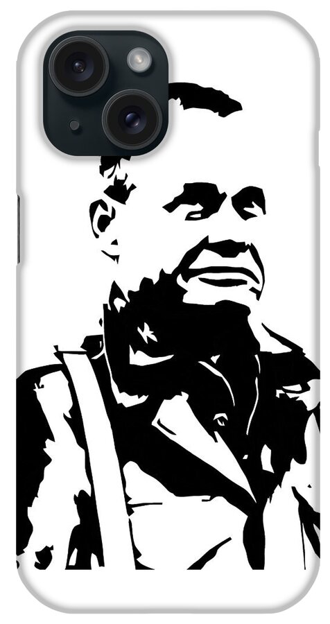 Chesty Puller iPhone Case featuring the digital art Chesty Puller by War Is Hell Store