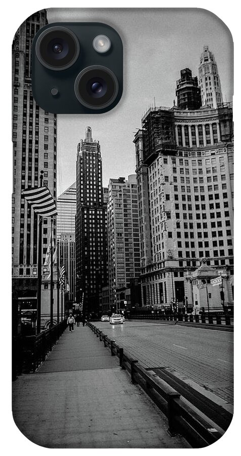 Chicago iPhone Case featuring the photograph Chi Strolling by D Justin Johns