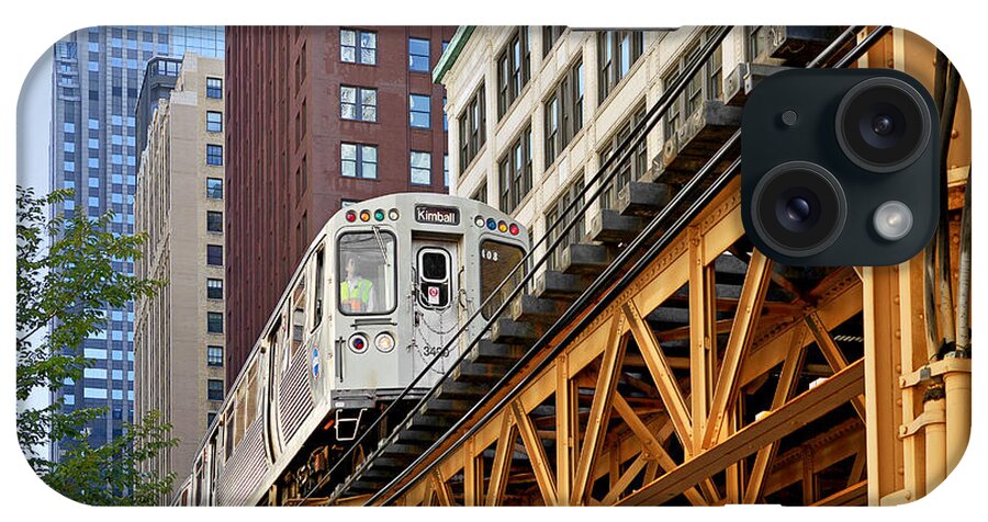 Elevated iPhone Case featuring the photograph Chicago Loop 'L' by Alexandra Till