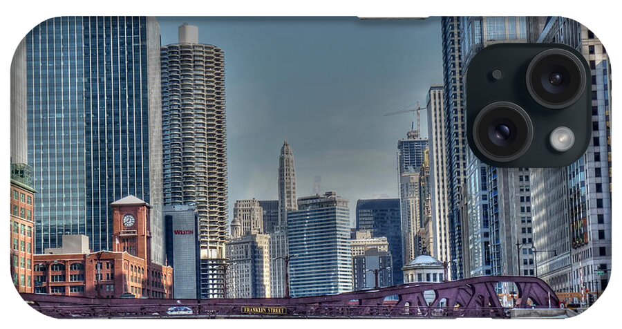 Chicago Illinois iPhone Case featuring the photograph Chicago River East by David Bearden