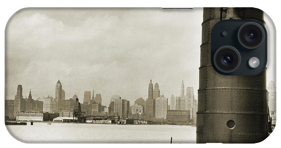 1930 iPhone Case featuring the photograph Chicago Skyline, 1930 by Granger