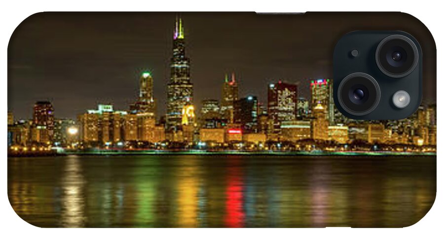 Chicago iPhone Case featuring the photograph Chicago Skyline by Brad Boland