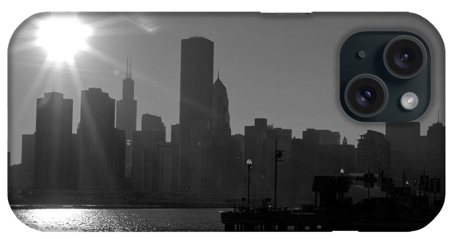 Chicago iPhone Case featuring the photograph Chicago Skyline by Kimberly Blom-Roemer