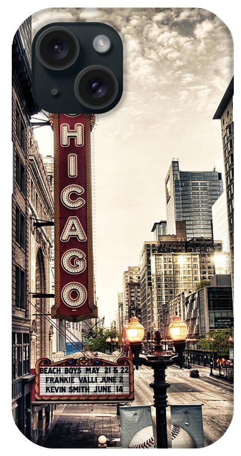 Chicago iPhone Case featuring the photograph Chicago Theater by Tammy Wetzel