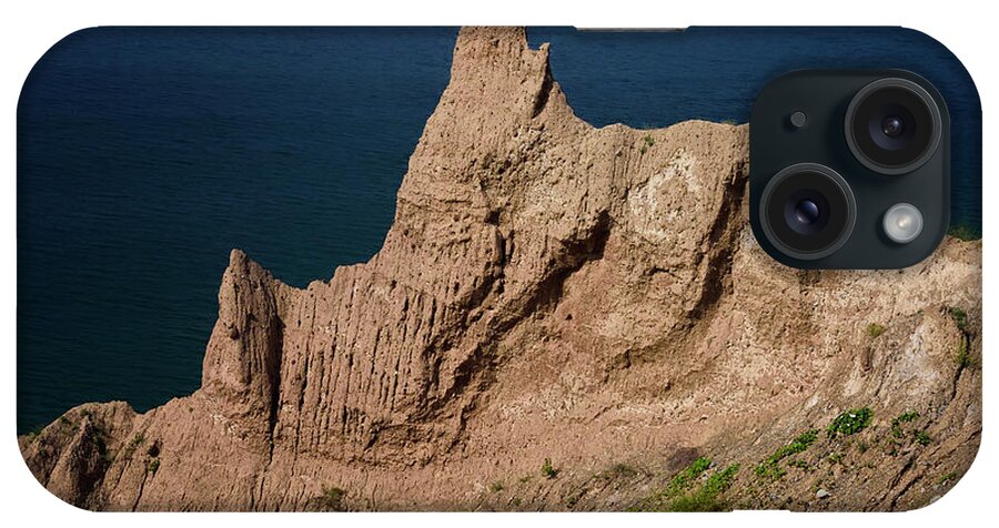 America iPhone Case featuring the photograph Chimney Bluffs by Carol Eade