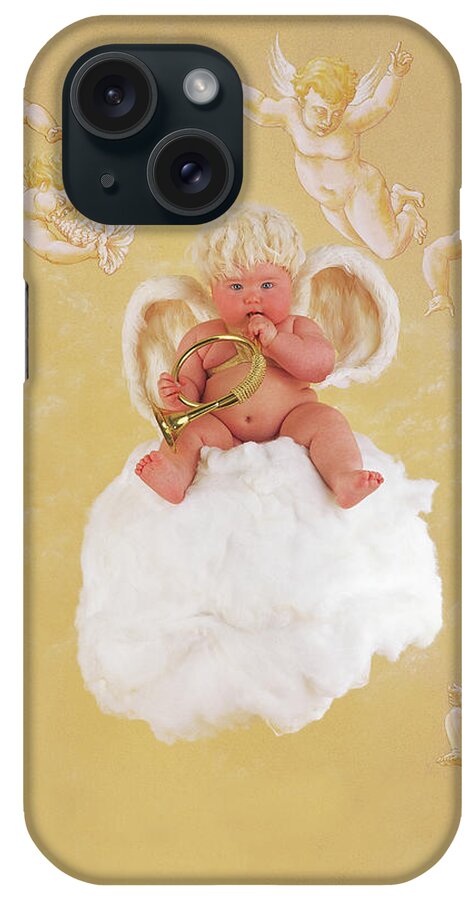 Holiday iPhone Case featuring the photograph Sweet Cherub by Anne Geddes