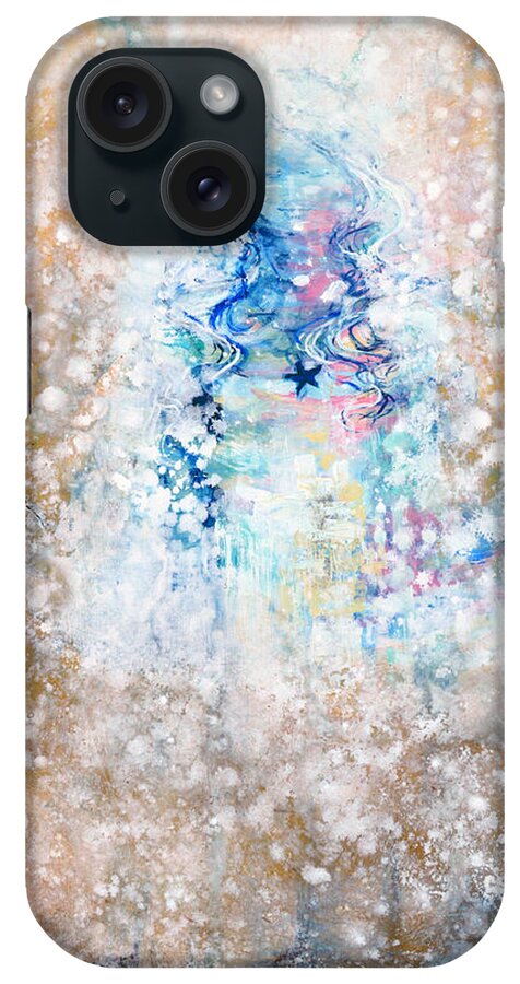 Angel iPhone Case featuring the painting Christmas Angel by Ashleigh Dyan Bayer