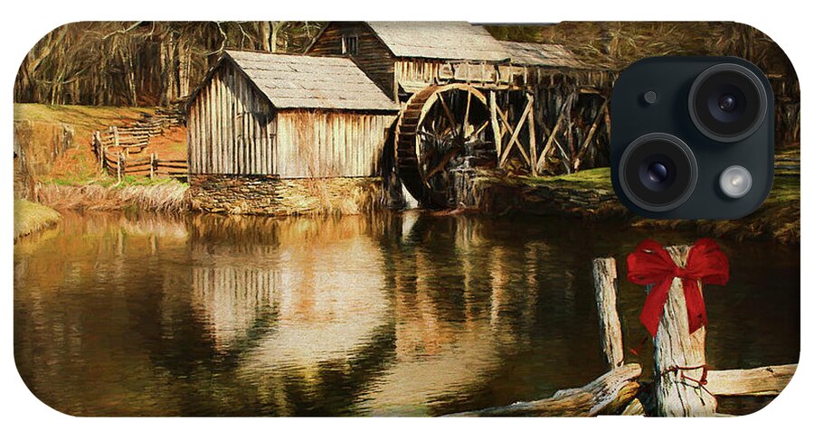 Christmas At The Mill iPhone Case featuring the photograph Christmas at the Mill by Darren Fisher