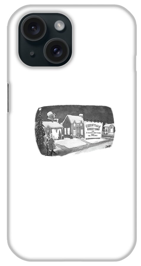 Christmas Greetings From The Applebys iPhone Case