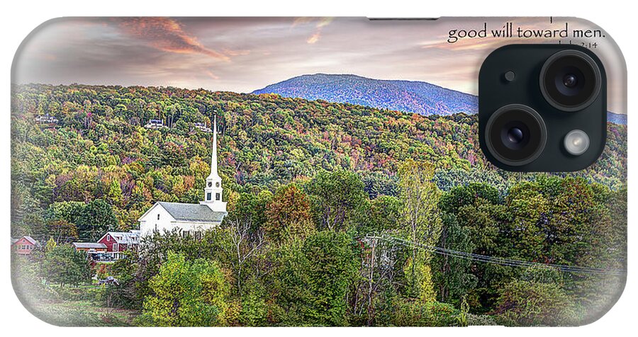 Northeast iPhone Case featuring the photograph Christmas in Vermont by Deborah Klubertanz