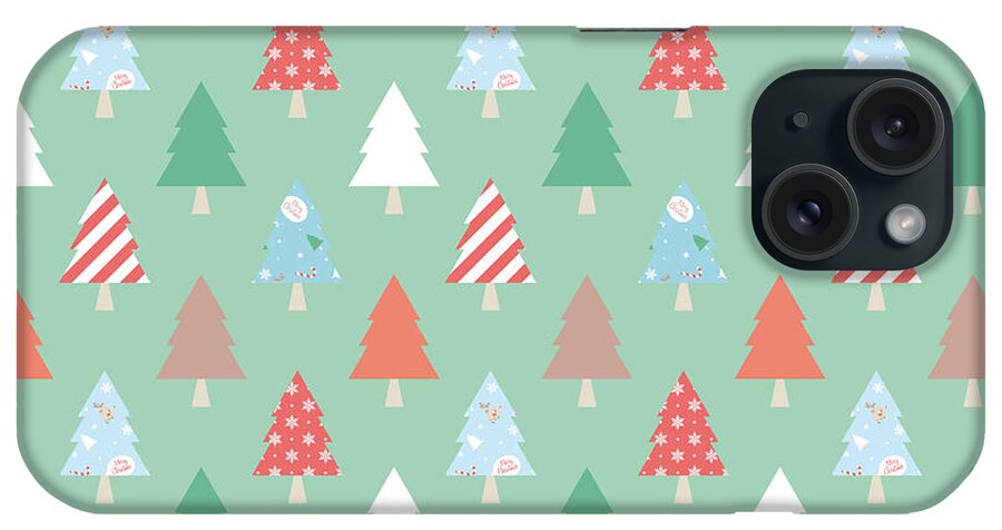 Christmas iPhone Case featuring the digital art Christmas Pillow by Edward Fielding