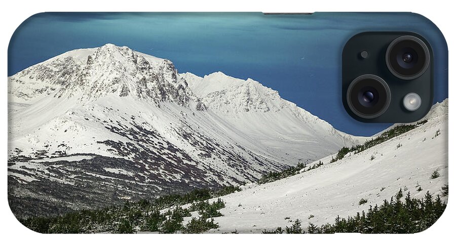 Mountain iPhone Case featuring the photograph Chugach Night by Tim Newton