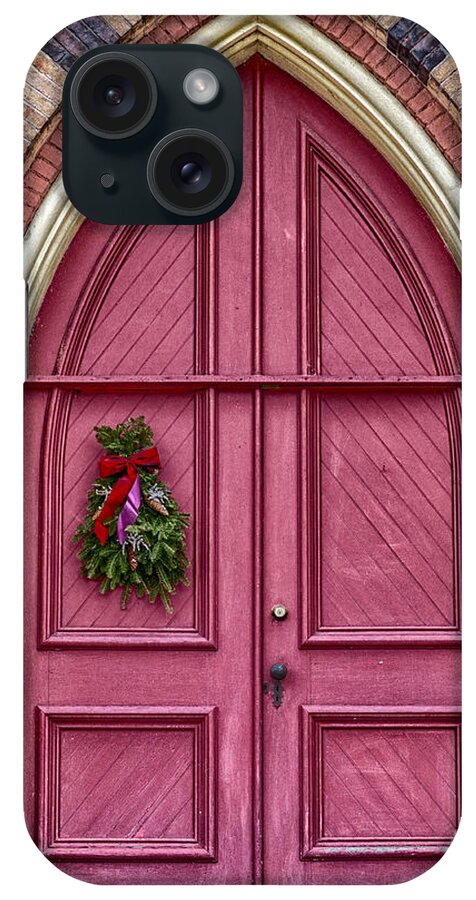 Churches iPhone Case featuring the photograph Church Door by Phil Spitze