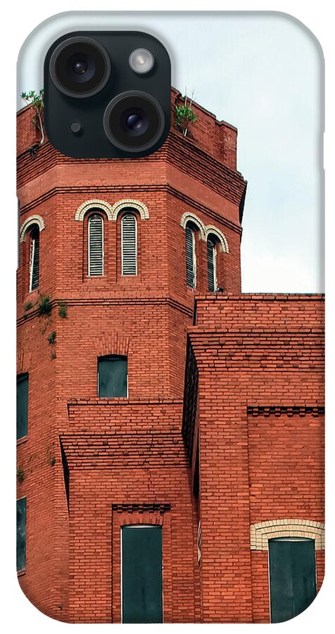 Photo For Sale iPhone Case featuring the photograph Cigar Factory Clock tower by Robert Wilder Jr