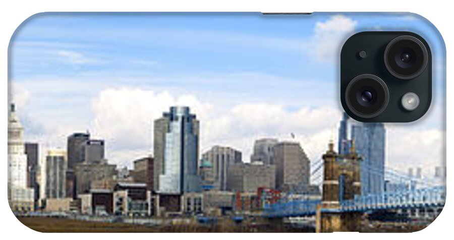 Cincinnati iPhone Case featuring the photograph Cincinnati Panorama by Keith Allen