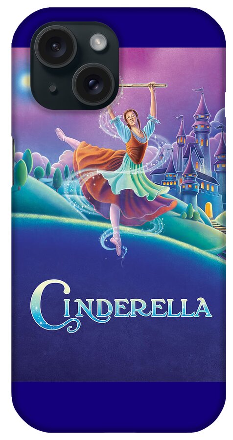 Cinderella Poster iPhone Case featuring the painting Cinderella Poster by Anne Wertheim