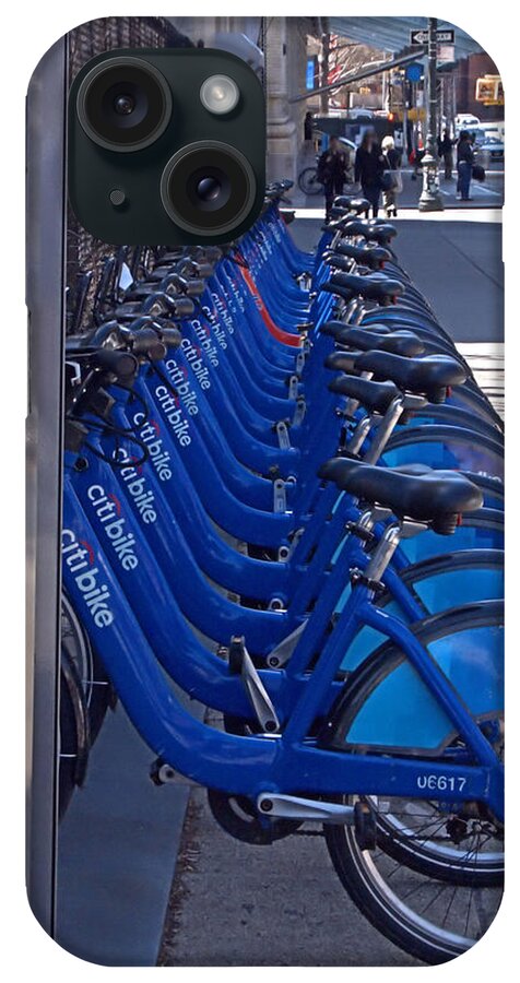 Citibike iPhone Case featuring the photograph Citibike by Newwwman