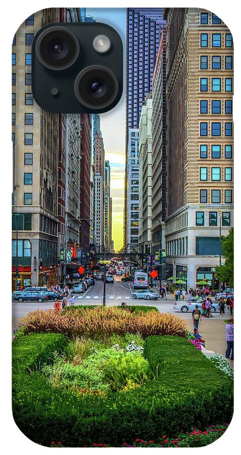 Chicago iPhone Case featuring the photograph City Surreal by Tony HUTSON