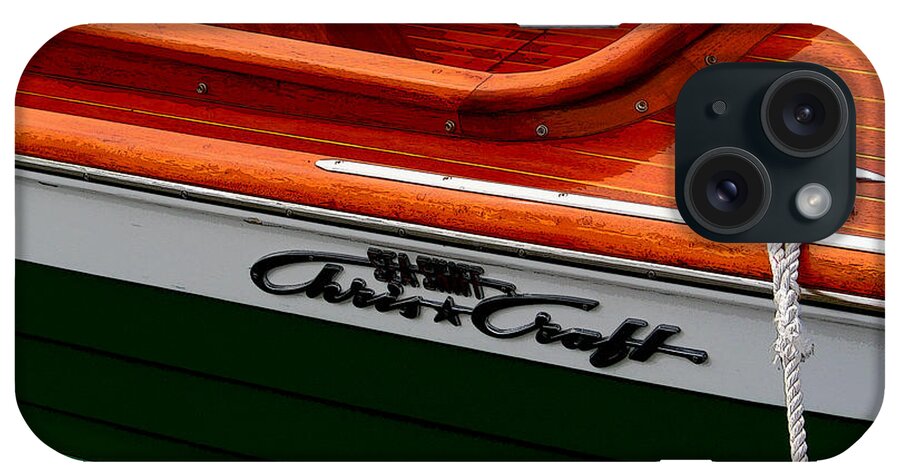 Christ Craft iPhone Case featuring the photograph Classic Chris Craft Sea Skiff by Susan Vineyard