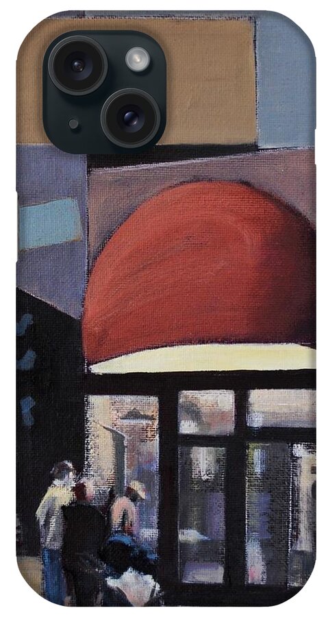 Laundromat iPhone Case featuring the painting Clean - O - Matic by Richard Willson