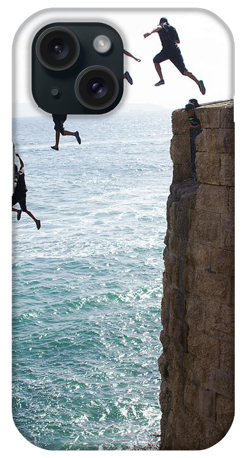 Acre iPhone Case featuring the photograph Cliff Diving by Nicola Nobile