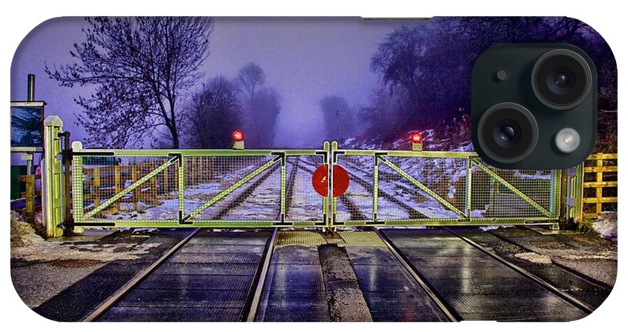 Dawn iPhone Case featuring the photograph Closed Gates by Mark Egerton