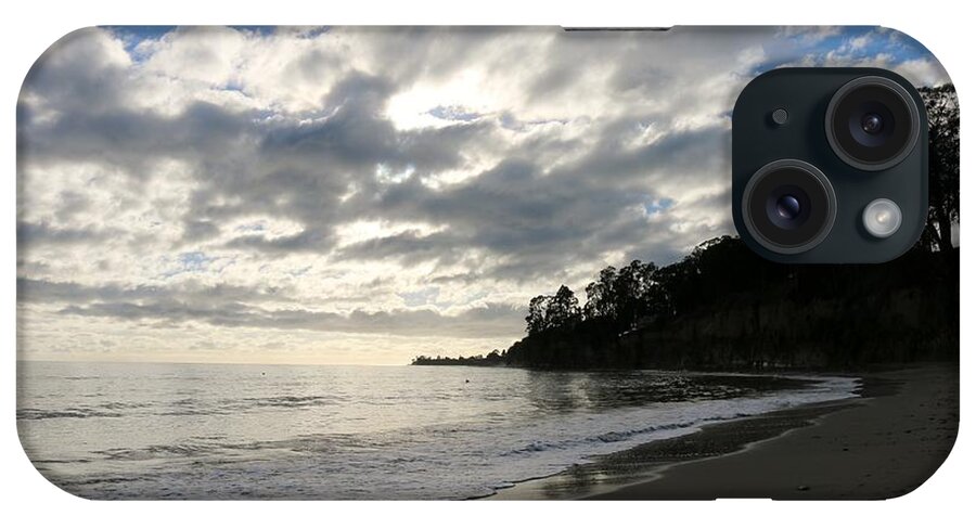 Beach iPhone Case featuring the photograph Clouds at the Beach by Christy Pooschke