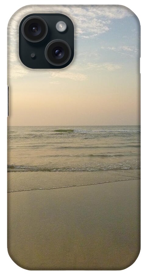 Sunrise iPhone Case featuring the photograph Clouds in the Sky and Sand by Ellen Paull