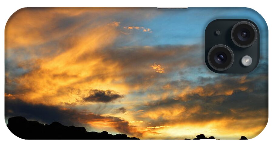 Liquid Gold Sunset iPhone Case featuring the photograph Clouds Of Liquid Gold by Glenn McCarthy Art and Photography