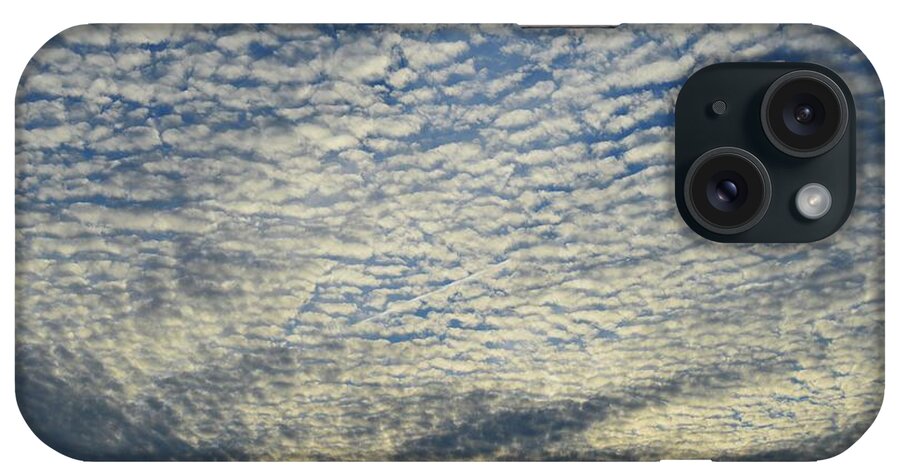 Abstract iPhone Case featuring the photograph Clouds Of That Day by Lyle Crump