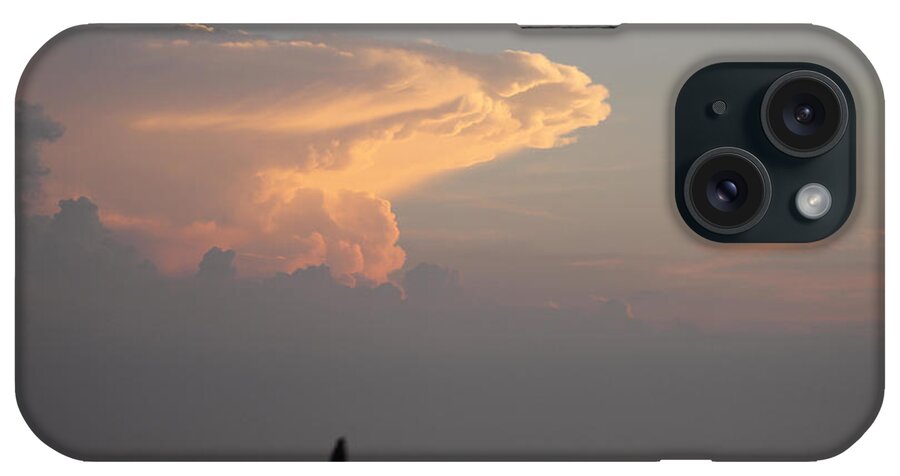 Clouds iPhone Case featuring the photograph Clouds Signalling Dawn by Robert Banach