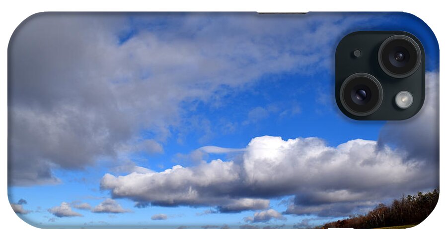 Clouds iPhone Case featuring the photograph Clouds Upstate New York by Diane Lent