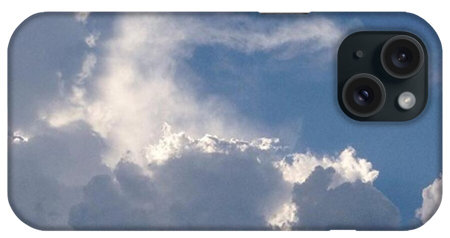 Cloudscape iPhone Case featuring the photograph #cloudscape by Daniel Eskridge