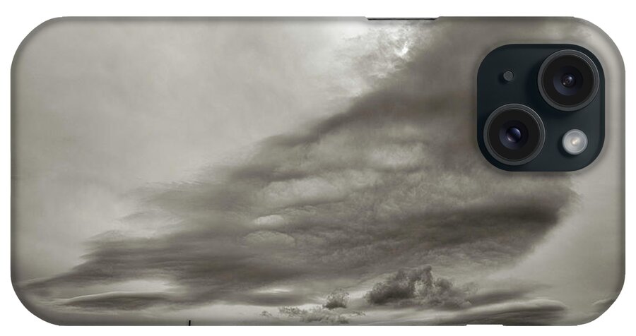Cloudy iPhone Case featuring the photograph Cloudy sky, Karakorum, 2016 by Hitendra SINKAR