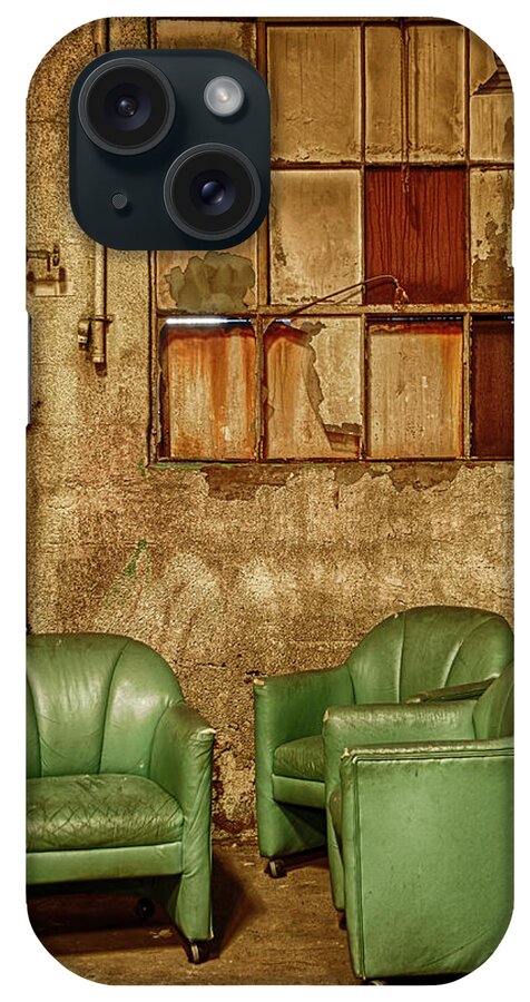 Chairs iPhone Case featuring the photograph Club Chairs by Ginger Stein