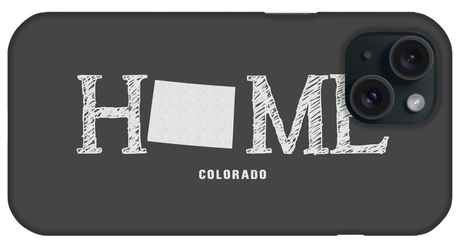 Colorado iPhone Case featuring the mixed media CO Home by Nancy Ingersoll