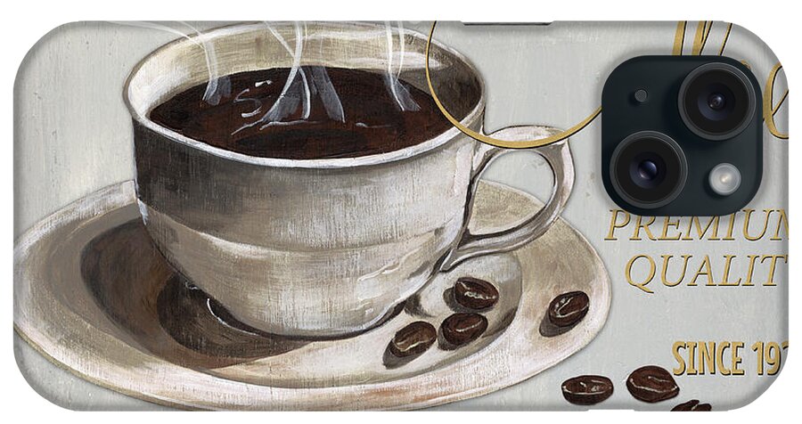 Coffee iPhone Case featuring the painting Coffee Shoppe 1 by Debbie DeWitt