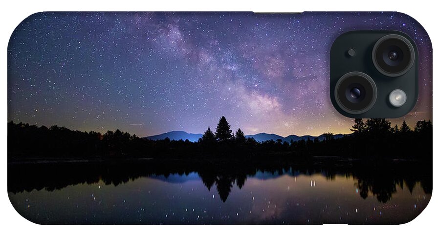 Coffin iPhone Case featuring the photograph Coffin Pond Milky Way by White Mountain Images
