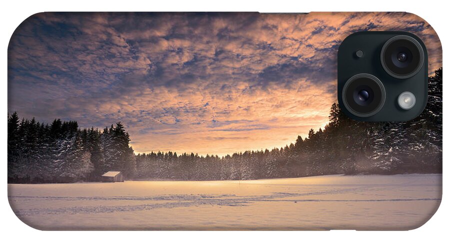 Winter iPhone Case featuring the photograph Cold morning by Dominique Dubied