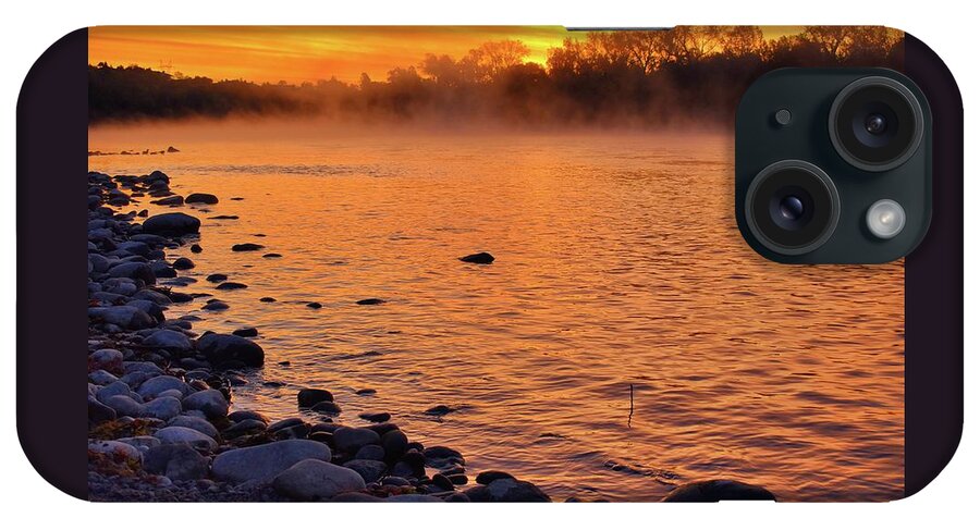Cold November Morning iPhone Case featuring the photograph Cold November Morning by Maria Jansson