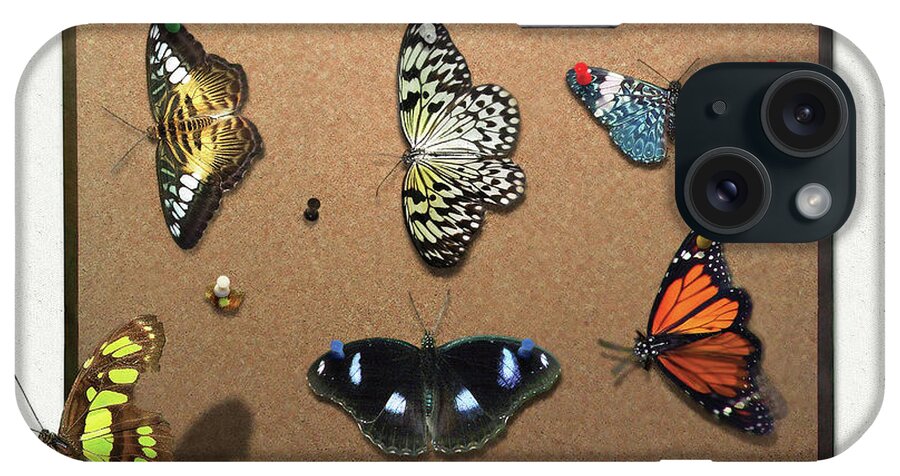 Lepidopterist iPhone Case featuring the photograph Collector - Lepidopterist - My Butterfly Collection by Mike Savad